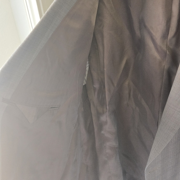 Lauren Ralph Lauren Sports Coat Men 52R Gray Black 100% Wool 2button Pinstripe - Picture 8 of 15